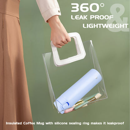 Double Wall Vacuum Insulated Travel Mug – Leakproof Thermal Coffee Flask