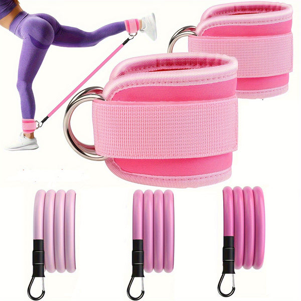 Medium Resistance Band Set – Ankle &amp; Glute Training for Women