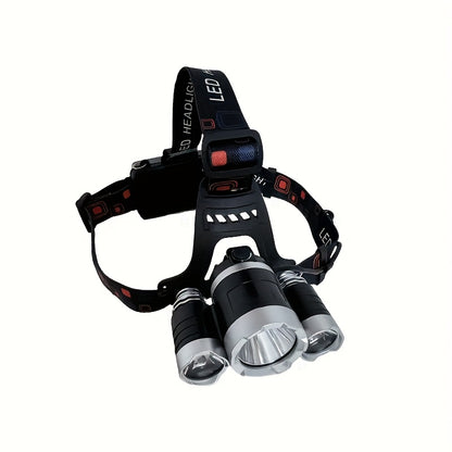 Ultra-Bright Rechargeable LED Headlamp with Dual 16850 Batteries