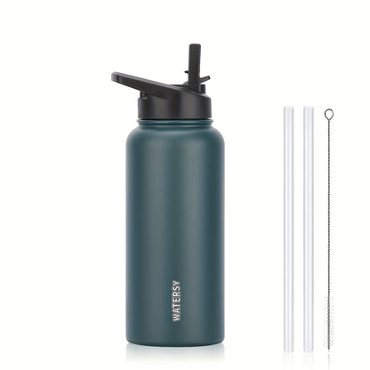 Insulated Stainless Steel Water Bottle – Wide Mouth, Leakproof Sports Flask