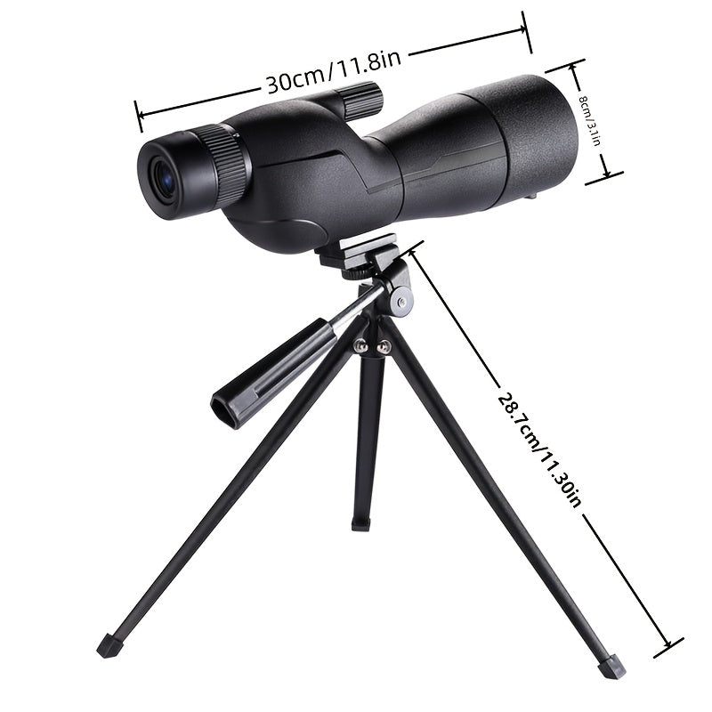 25–75x60 High Power Spotting Scope with Tripod & Phone Adapter – Long Range Viewing