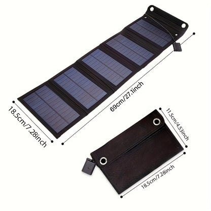 60W Foldable Solar Panel Charger with USB Output