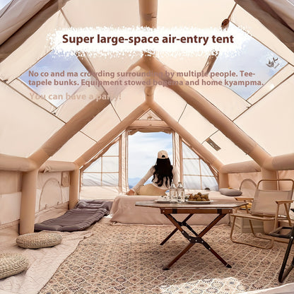 Inflatable Camping Tent for 4–6 People – All-Season Family Shelter