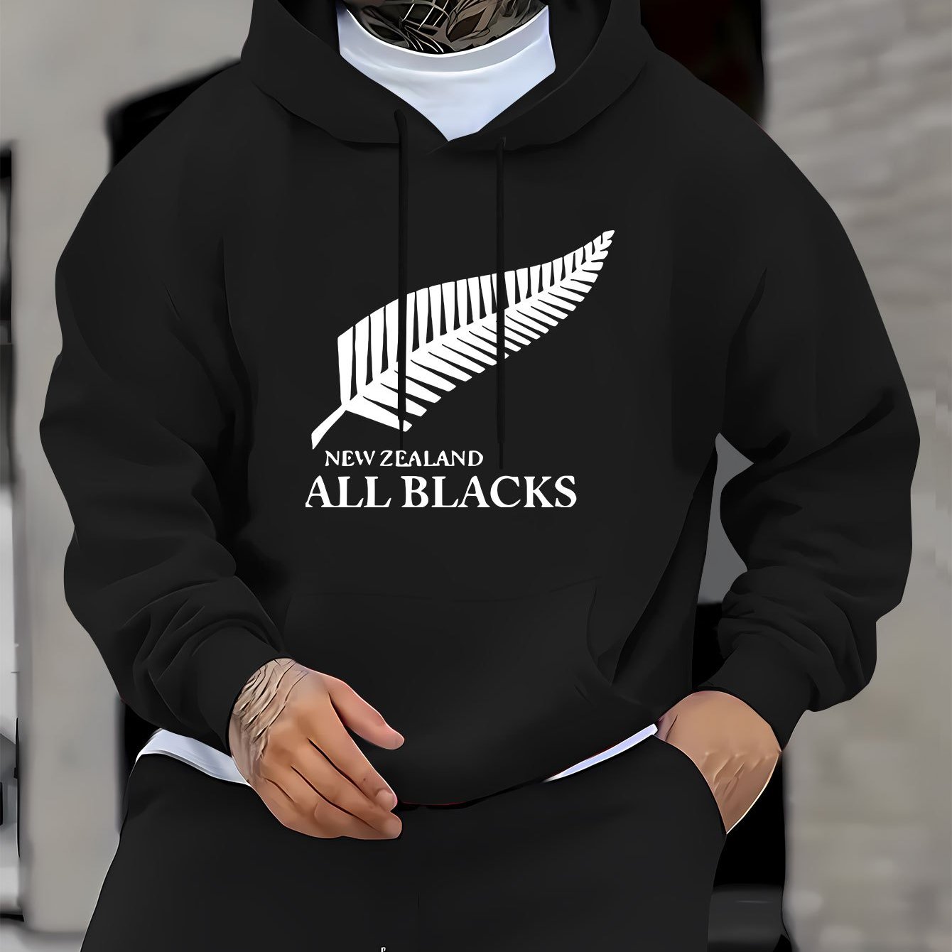 Men’s Rugby Pullover Hoodie
