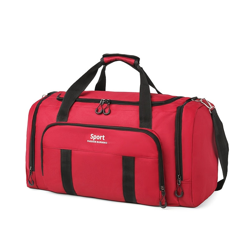 Sports Handheld Fitness Bag with Shoe Compartment – Large Capacity Travel &amp; Gym Bag