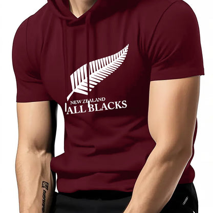 Men’s Rugby Hooded T-Shirt