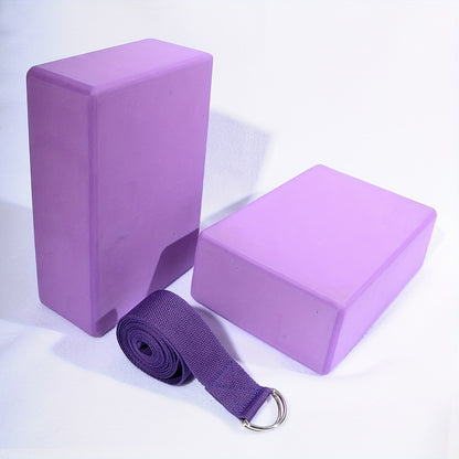 Yoga Blocks and Stretch Strap Set – Support for Every Practice