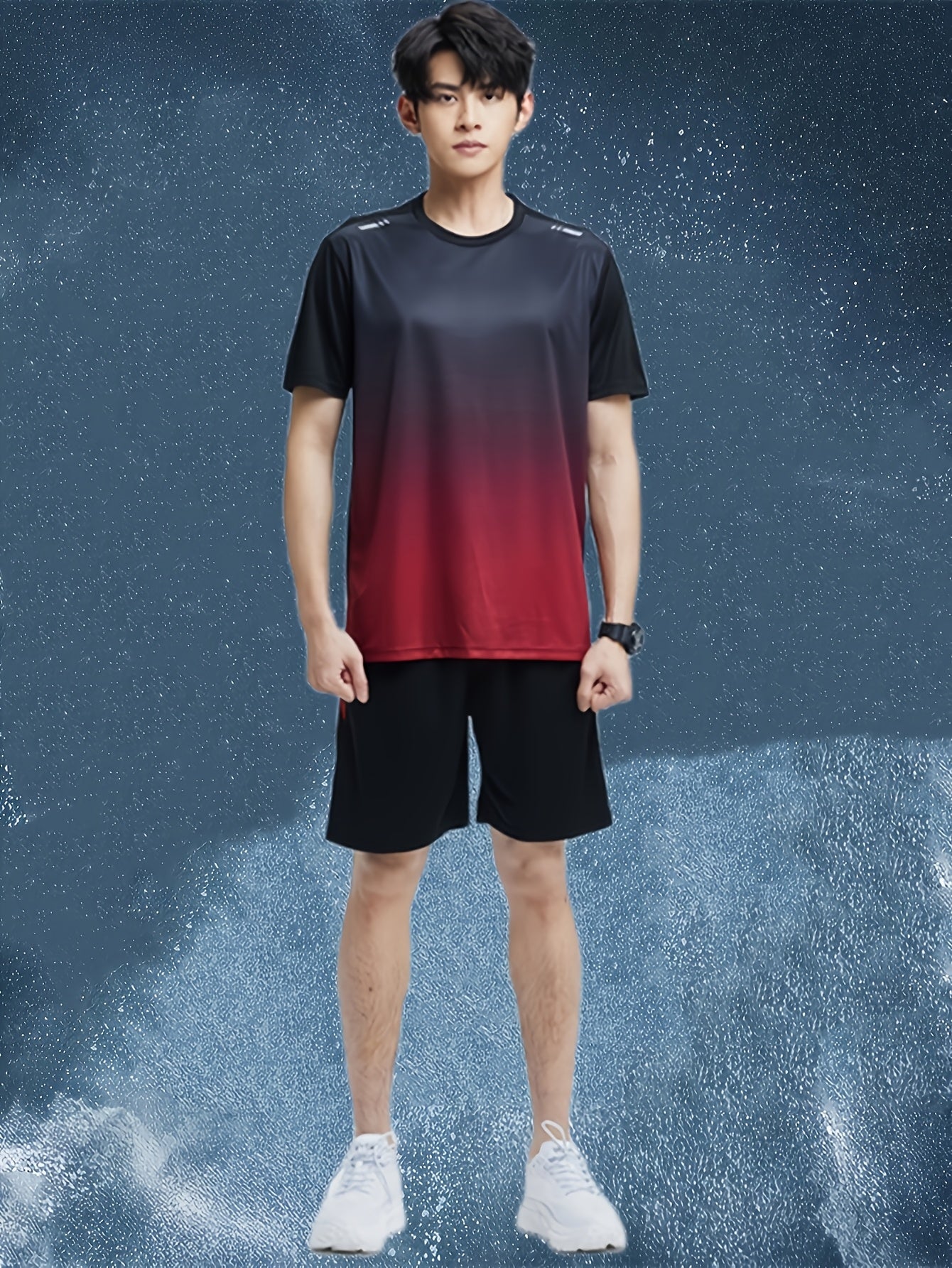 Men’s Summer Sports Set – Short Sleeve &amp; Shorts