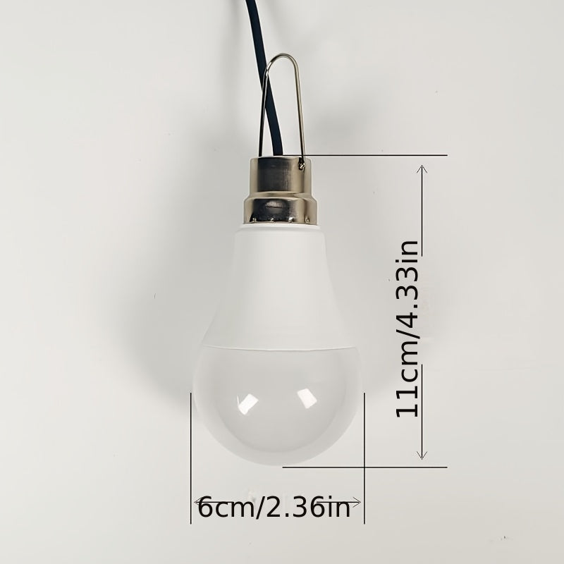 Portable Solar Lighting Kit with Rechargeable Battery