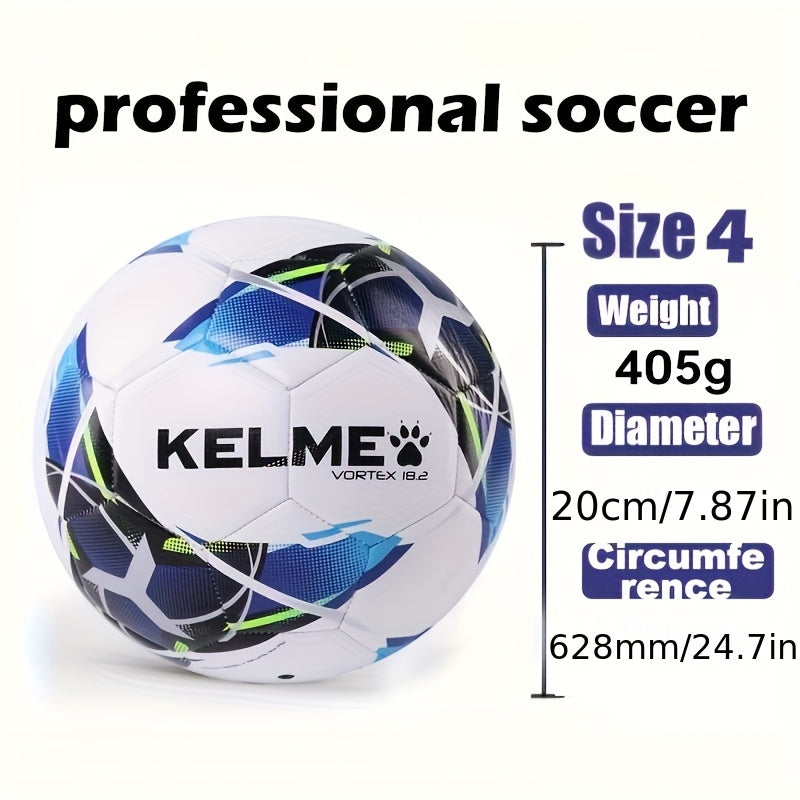 Professional Adult Soccer Ball – Durable, Machine-Stitched for Training &amp; Matches
