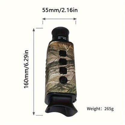 Camouflage Digital Monocular with Rechargeable Battery – Compact Night Vision Scope
