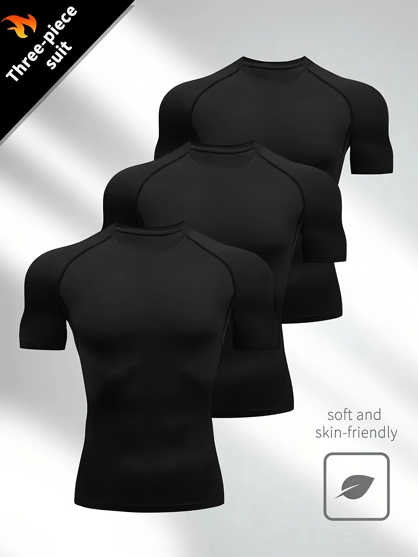 Men’s High-Performance Compression Shirt – Slim Fit &amp; Breathable
