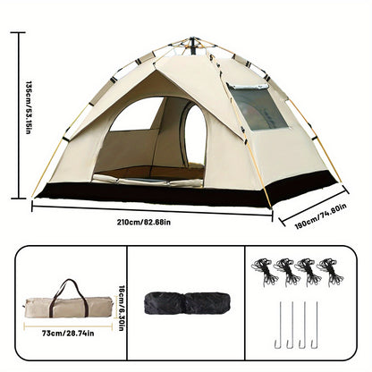4-Person Family Camping Tent – Quick Setup and Durable Shelter