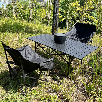Camping Folding Table &amp; Chair Set – Lightweight &amp; Portable with Carry Bag