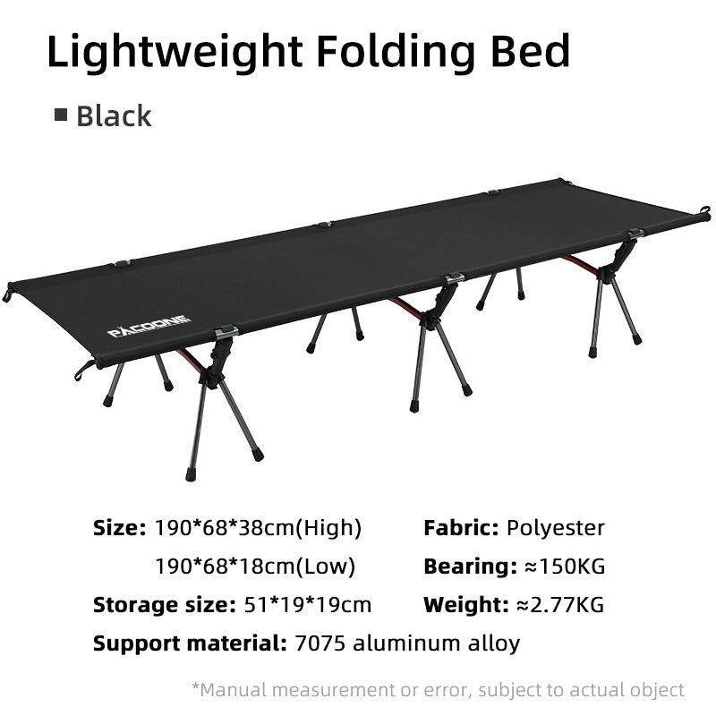 Aluminium Alloy Folding Camping Cot – Portable &amp; Comfortable