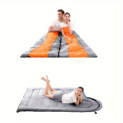 Thickened Warm Sleeping Bag – Coldproof and Lightweight for Camping &amp; Travel