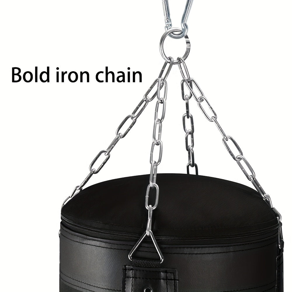 4-Foot Empty Punching Bag Set with Boxing Gloves – Muay Thai & MMA Training