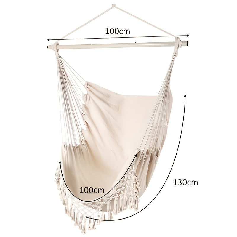 Hanging Hammock Chair Swing with Cushions