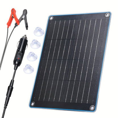 10W Solar Car Battery Charger and Maintainer