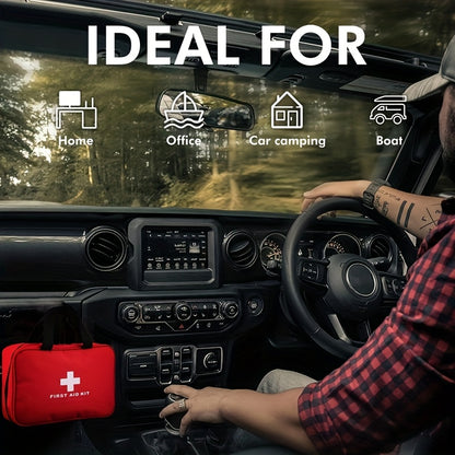 Portable First Aid and Emergency Survival Kit