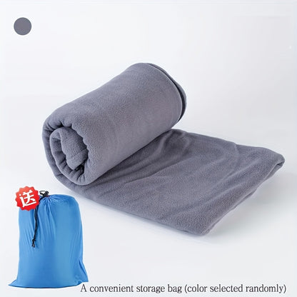 Double-Sided Fleece Sleeping Bag – Soft, Warm &amp; Portable for Camping