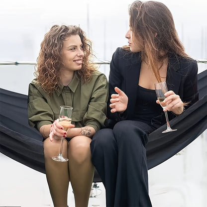 Extra-Wide Two-Person Canvas Hammock with Carry Bag