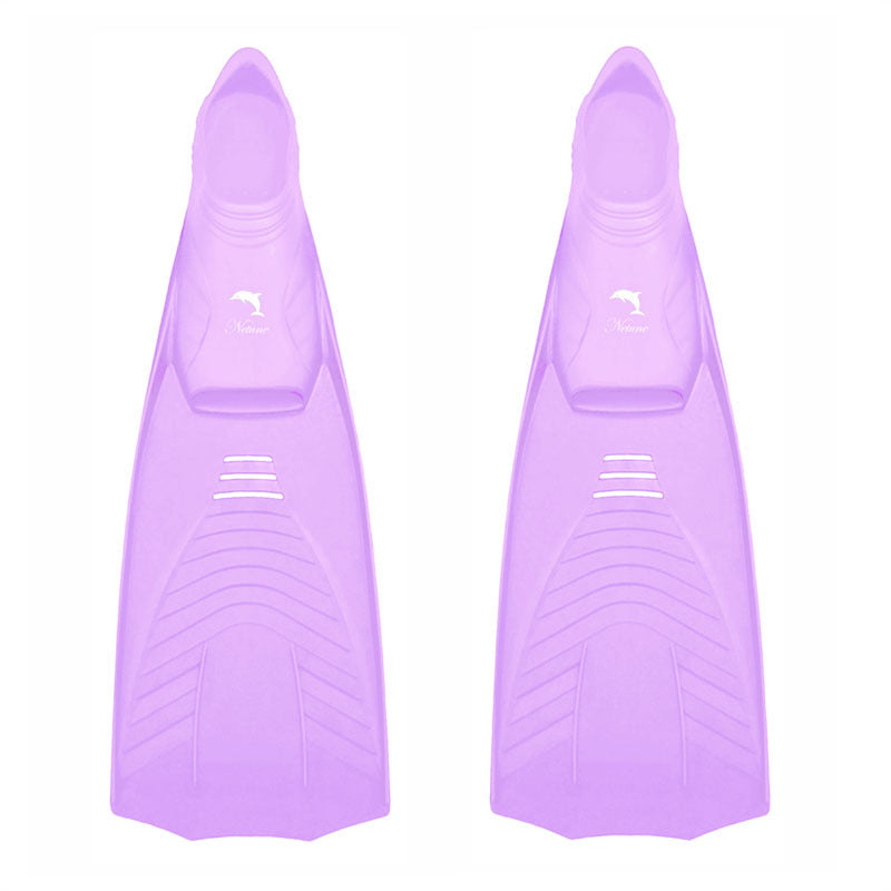 Mid-Length Full-Foot Swimming & Snorkeling Fins – Rubber & PP – Mixed Color