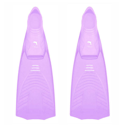 Mid-Length Full-Foot Swimming & Snorkeling Fins – Rubber & PP – Mixed Color