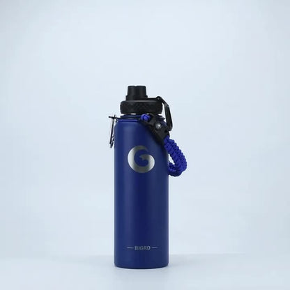 Large Insulated Stainless Steel Water Bottle – 40oz &amp; 64oz with Accessories