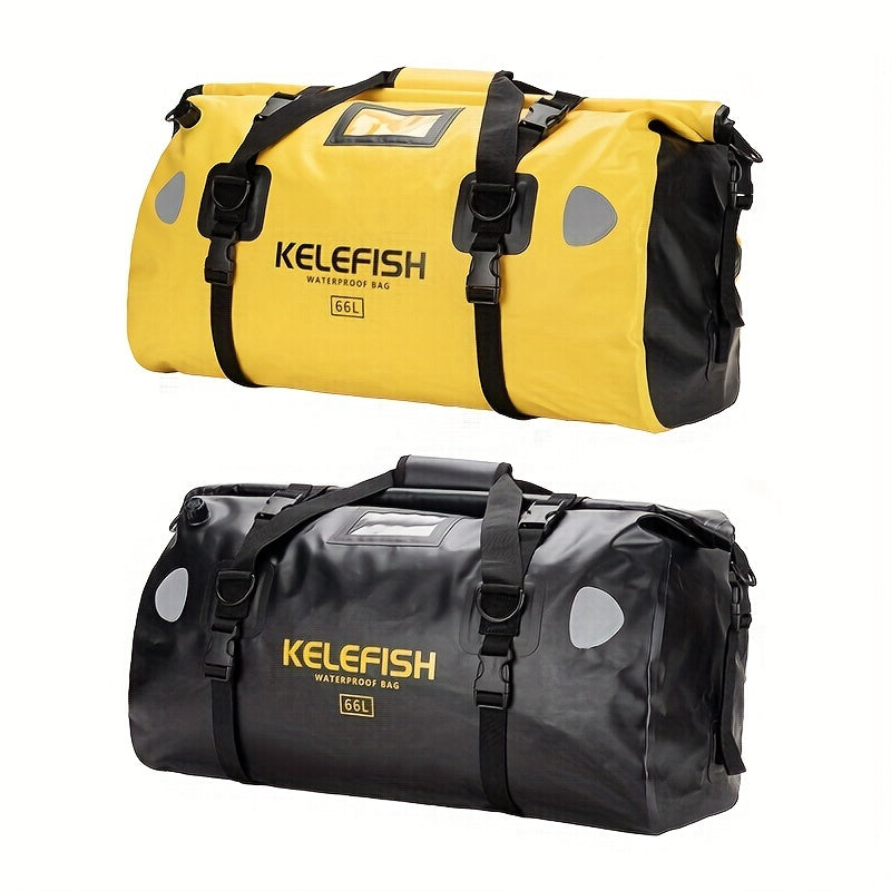 Spacious Roll-Top Dry Backpack Duffel – Waterproof Outdoor Bag for Camping, Travel & Beach – 40L / 66L