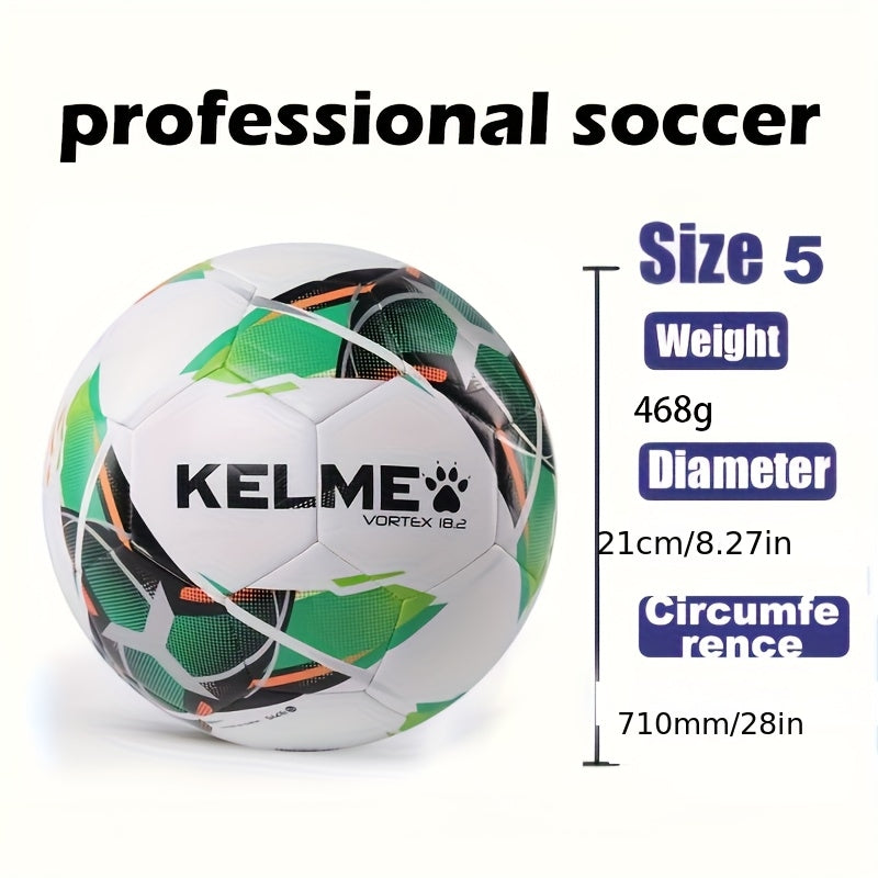 Professional Adult Soccer Ball – Durable, Machine-Stitched for Training &amp; Matches