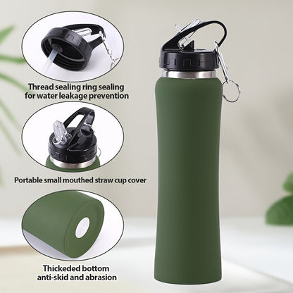 Slim-Fit Stainless Steel Insulated Water Bottle – Large Capacity Sports Flask