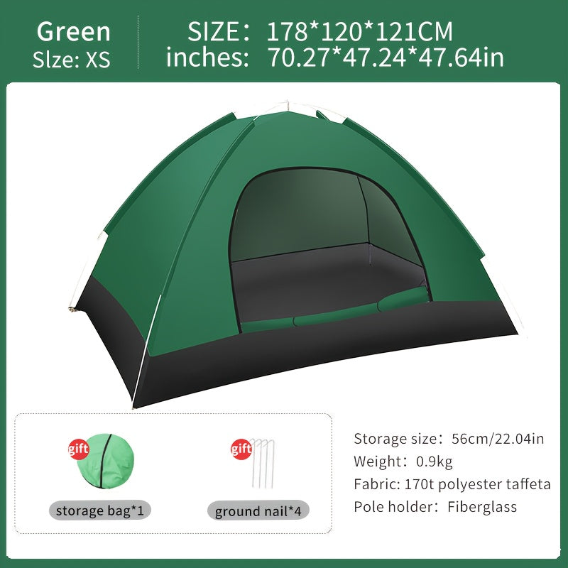 Instant Pop-Up Camping Tent for 1–2 People – Lightweight and Portable Shelter