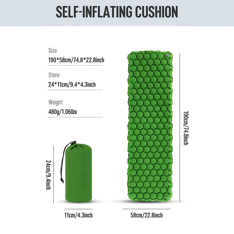 Ultra-Lightweight Inflatable Camping Mattress – Durable &amp; Portable for Solo Adventures
