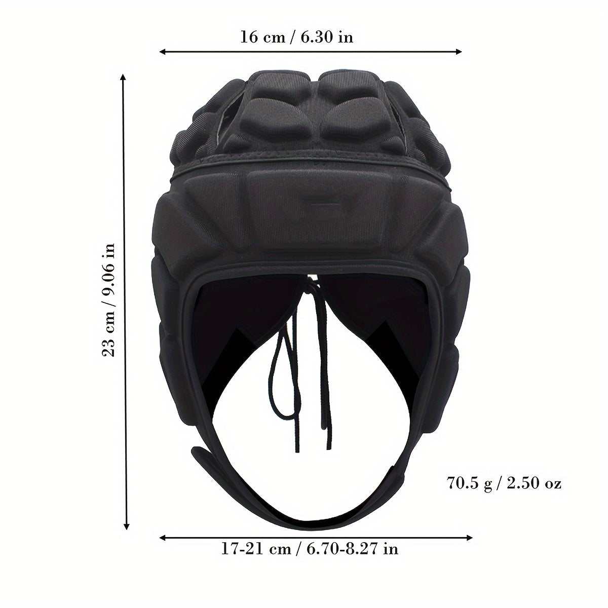 Soft Rugby Headguard – Adjustable Padded Headgear for Training and Matches