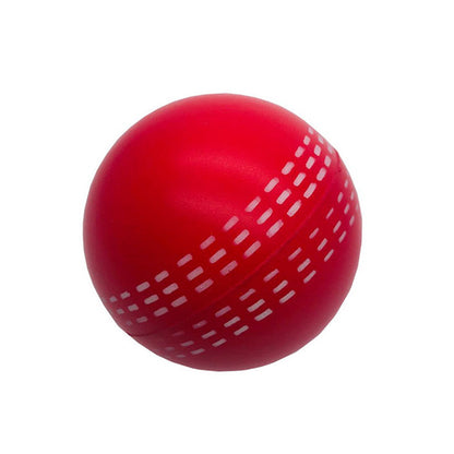 Soft PU Cricket Ball – Red &amp; White
