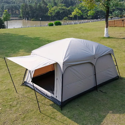 Instant Cabin Camping Tent for 3–4 People – Easy Setup with Front Vestibule