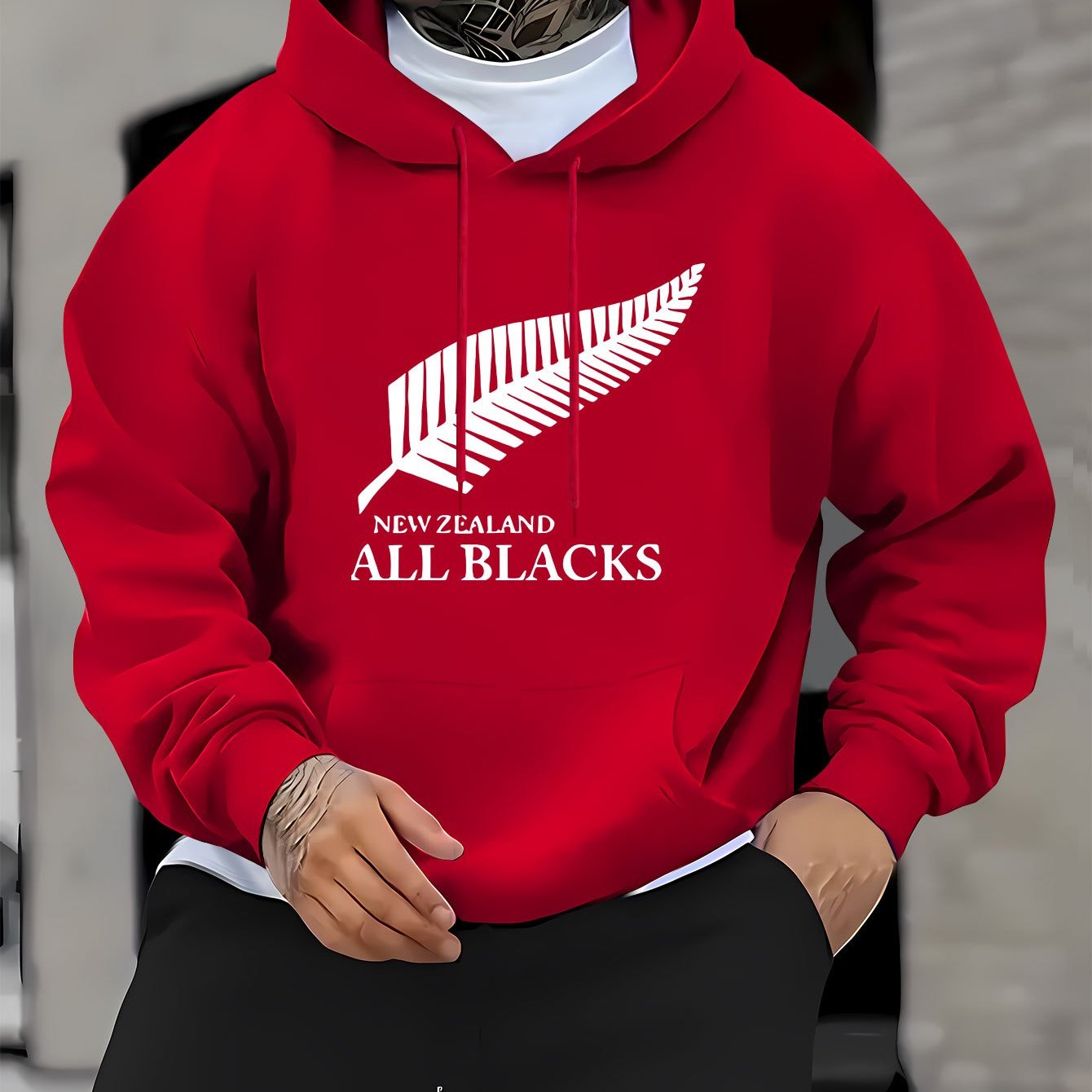 Men’s Rugby Pullover Hoodie