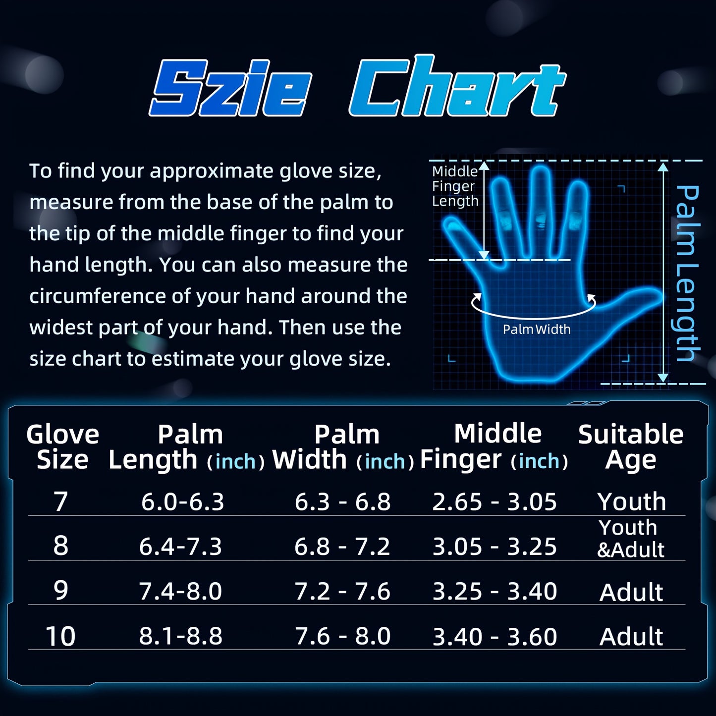 Adult Football Goalkeeper Gloves with Finger Protection and Sticky Latex Grip