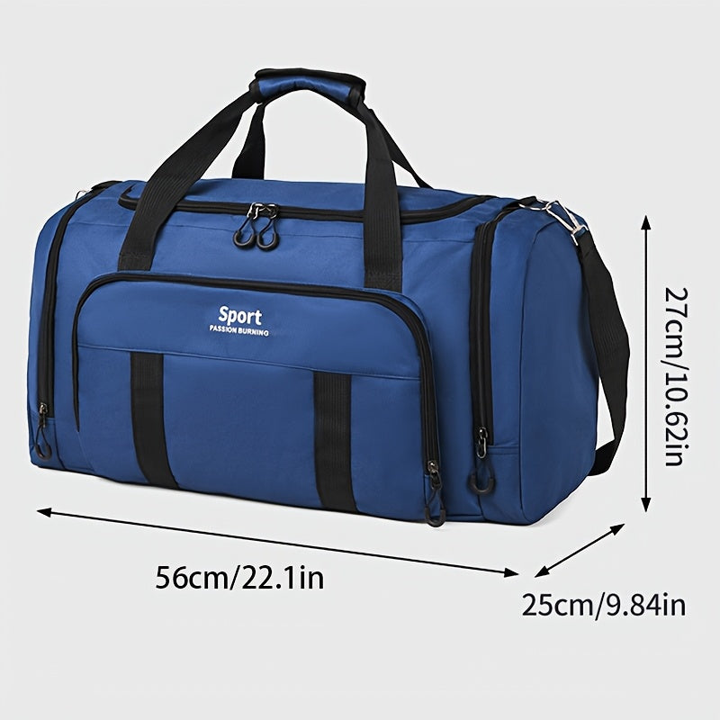 Sports Handheld Fitness Bag with Shoe Compartment – Large Capacity Travel &amp; Gym Bag