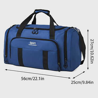 Sports Handheld Fitness Bag with Shoe Compartment – Large Capacity Travel &amp; Gym Bag