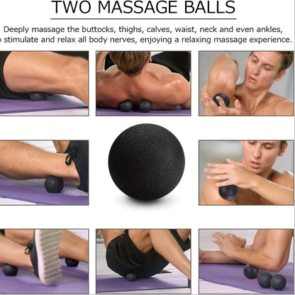 4-in-1 Foam Roller &amp; Massage Stick Set – Black