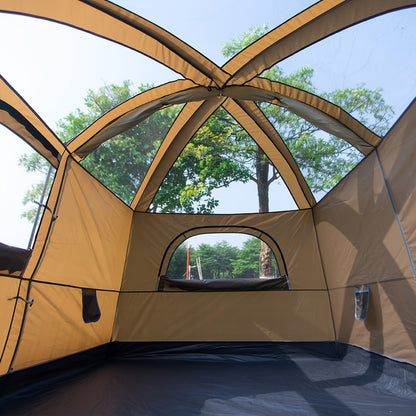 Instant Cabin Camping Tent for 3–4 People – Easy Setup with Front Vestibule