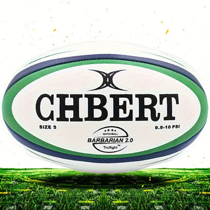 Durable PU Rugby Ball – Non-Slip 5-Peel Design for Training and Matches
