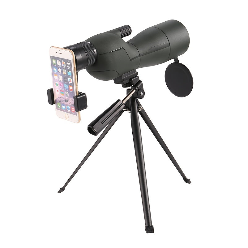 25–75x60 High Power Spotting Scope with Tripod & Phone Adapter – Long Range Viewing