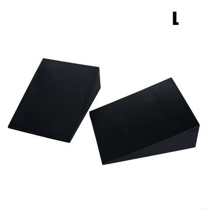 2-Piece Adjustable Squat &amp; Calf Extension Boards – Stable Support for Training