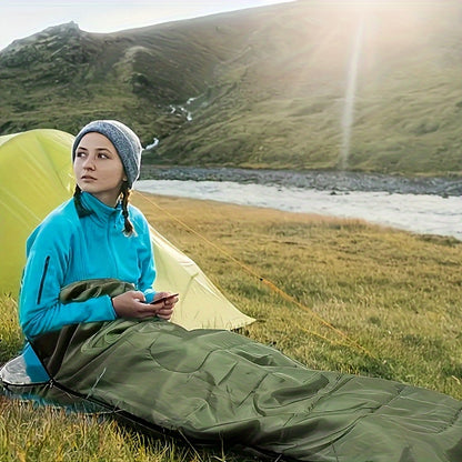 Thickened Outdoor Sleeping Bag – Warm, Durable &amp; Easy to Pack