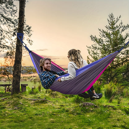 Extra-Large Double Camping Hammock with Tree Straps