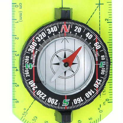 Foldable Transparent Map Ruler Compass
