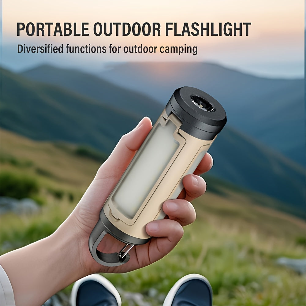 Rechargeable LED Folding Camping Light with 6 Modes and Battery Display